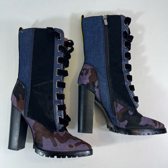 I AM JENNIFER LE Major Mid Calf Boots Size:8/8.5 39(IT) EUC Worn Once - NO BOX - Picture 2 of 16